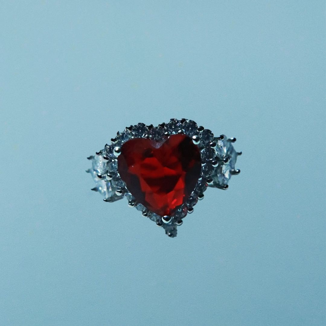 LOSTINCRUSH Crimson Crush Heart Ring