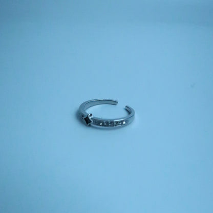 LOSTINCRUSH Black Lonely Star Ring