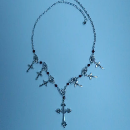 LOSTINCRUSH Witch Shield Necklace