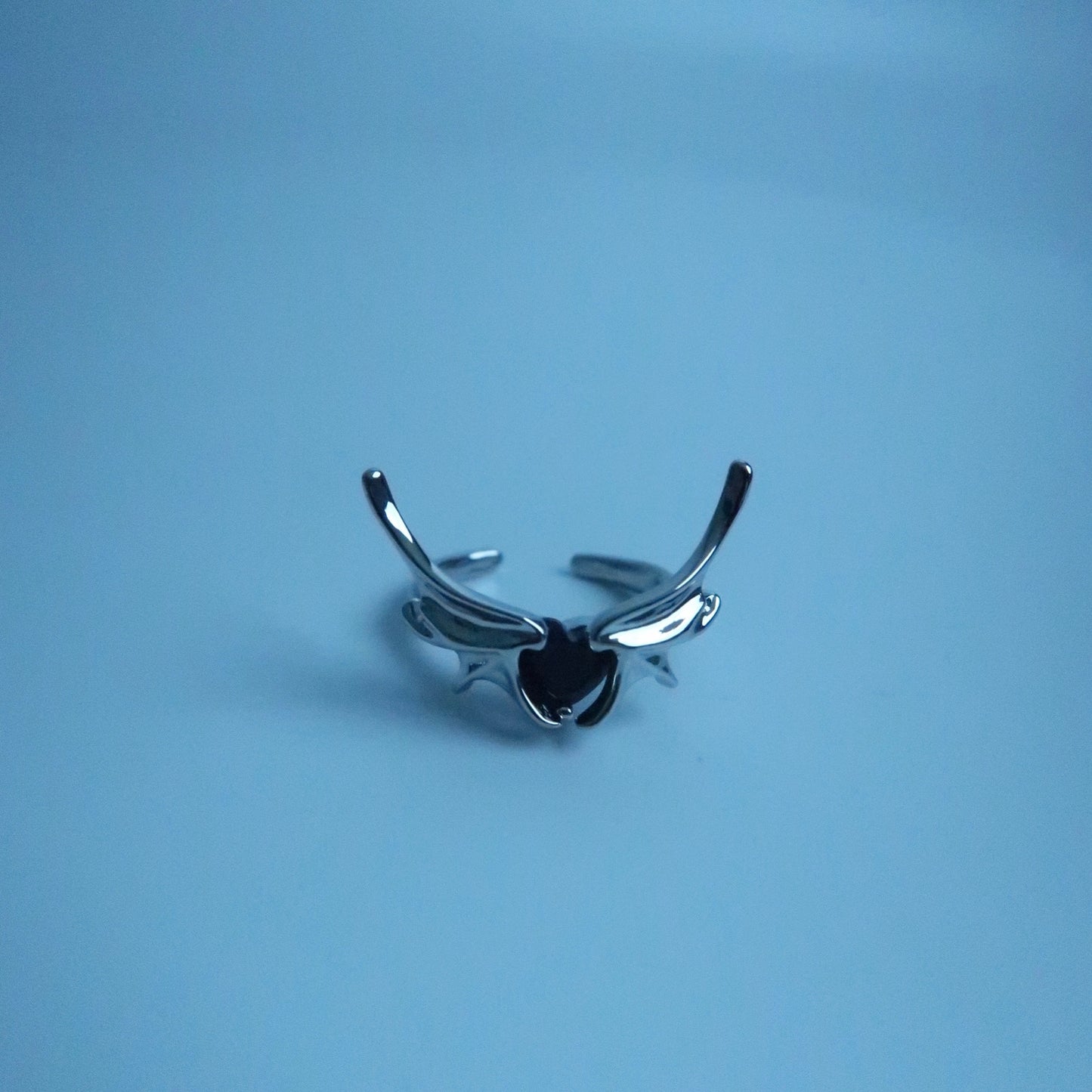 LOSTINCRUSH Black Angel Ring