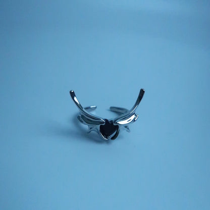 LOSTINCRUSH Black Angel Ring