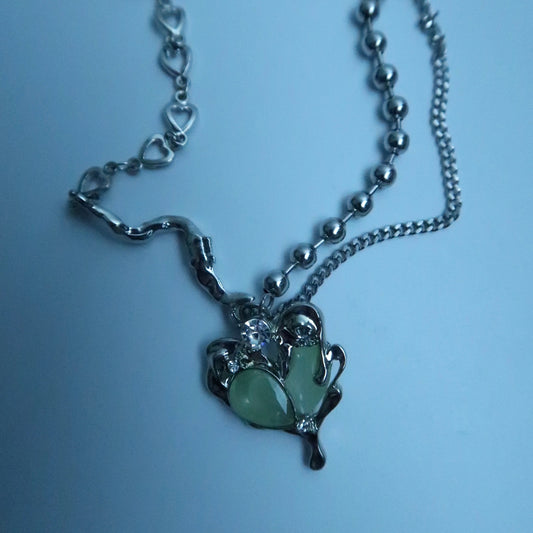 LOSTINCRUSH Lonely Heart Necklace