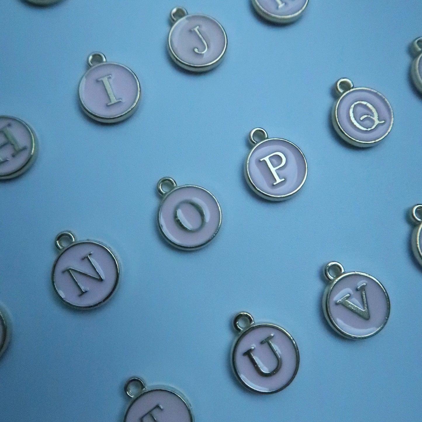 LOSTINCRUSH Customized PINK Letter Necklace (1 letter)