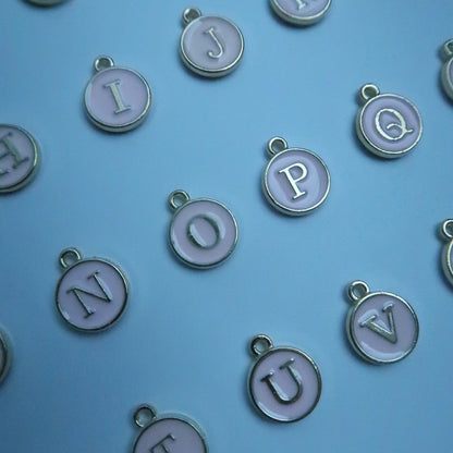 LOSTINCRUSH Customized PINK Letter Necklace (1 letter)