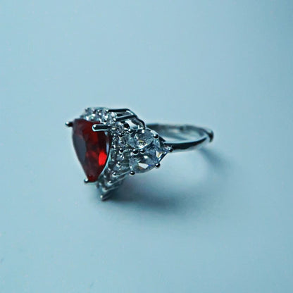 LOSTINCRUSH Crimson Crush Heart Ring