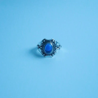 LOSTINCRUSH Sapphire Echo Ring