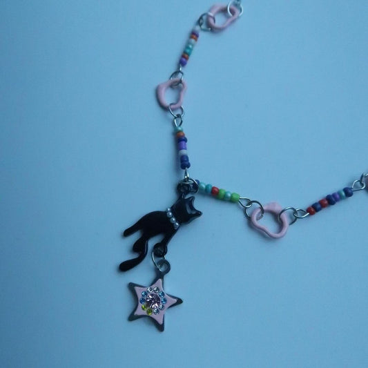 LOSTINCRUSH Cosmic Teddy Necklace