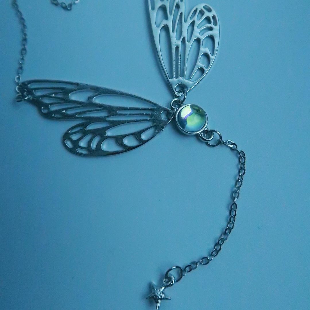 LOSTINCRUSH Butterfly Fairy Necklace