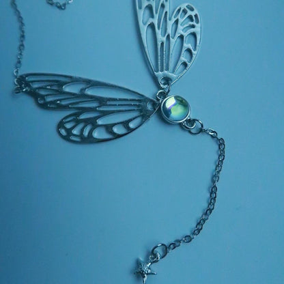 LOSTINCRUSH Butterfly Fairy Necklace