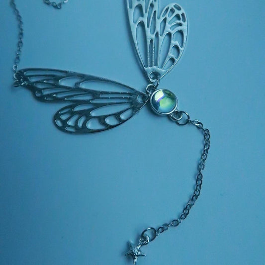 LOSTINCRUSH Butterfly Fairy Necklace